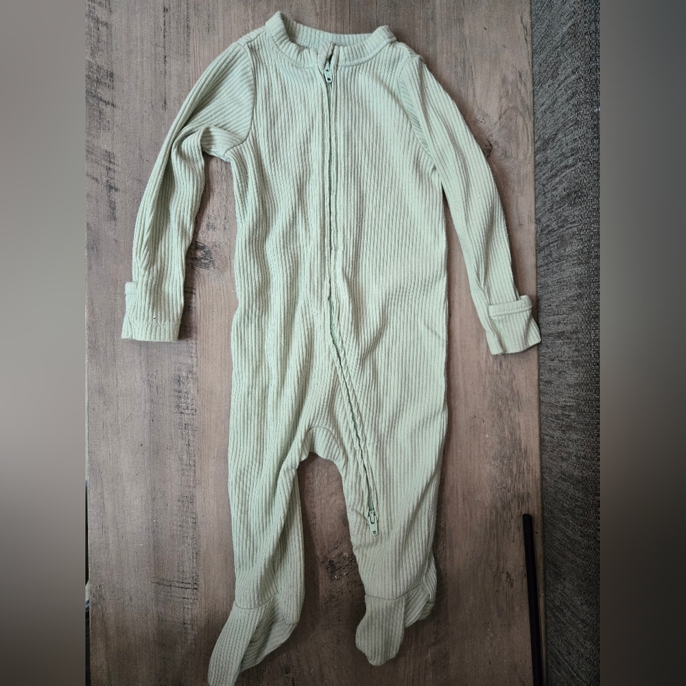 Cozy Mint Green Kids One Piece